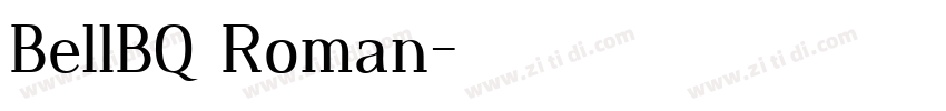 BellBQ Roman字体转换